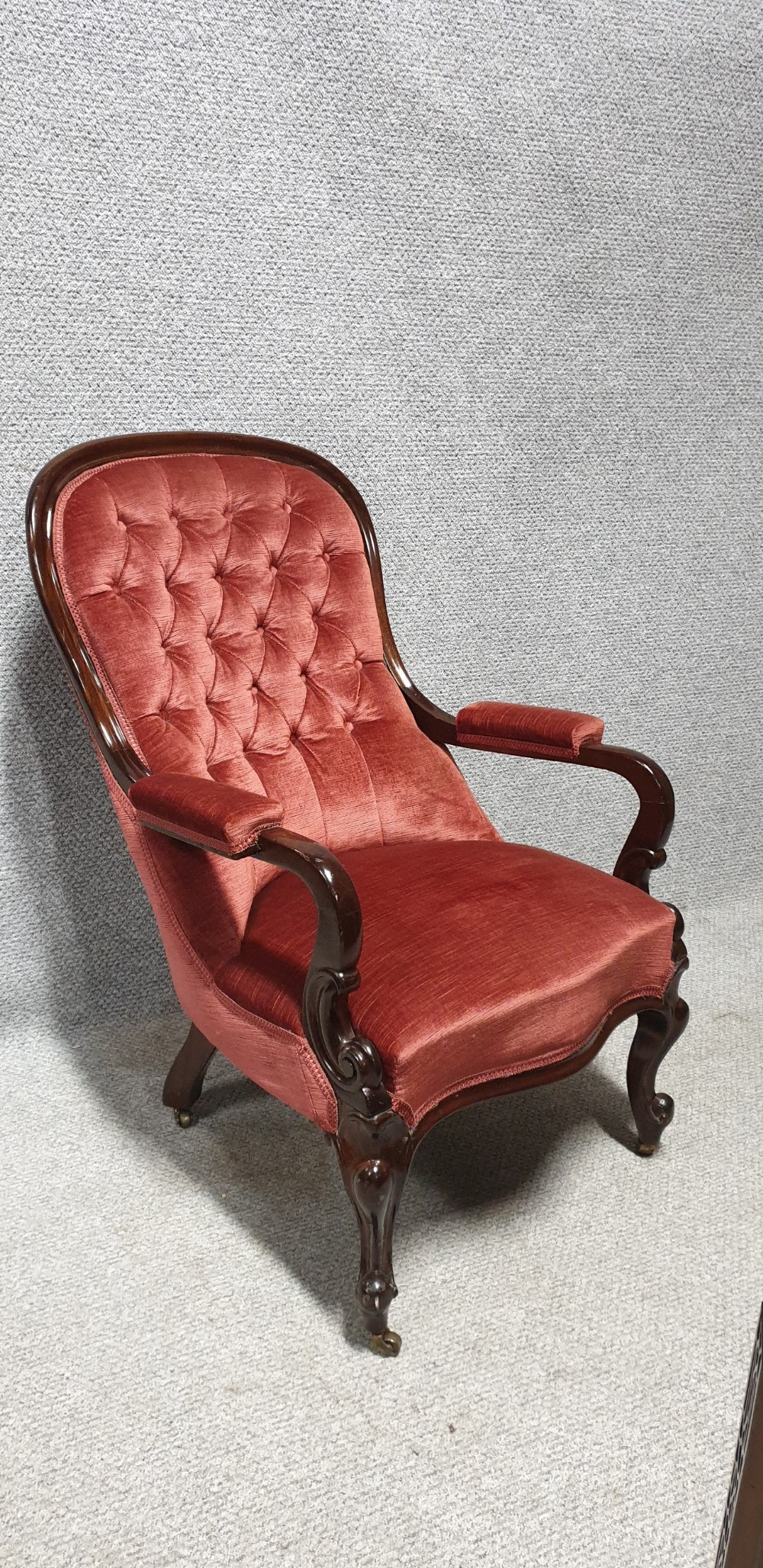 Early Victorian Spoon Backed Armchair  View III