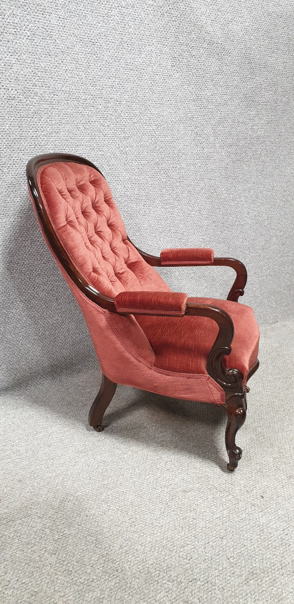 Early Victorian Spoon Backed Armchair  View V