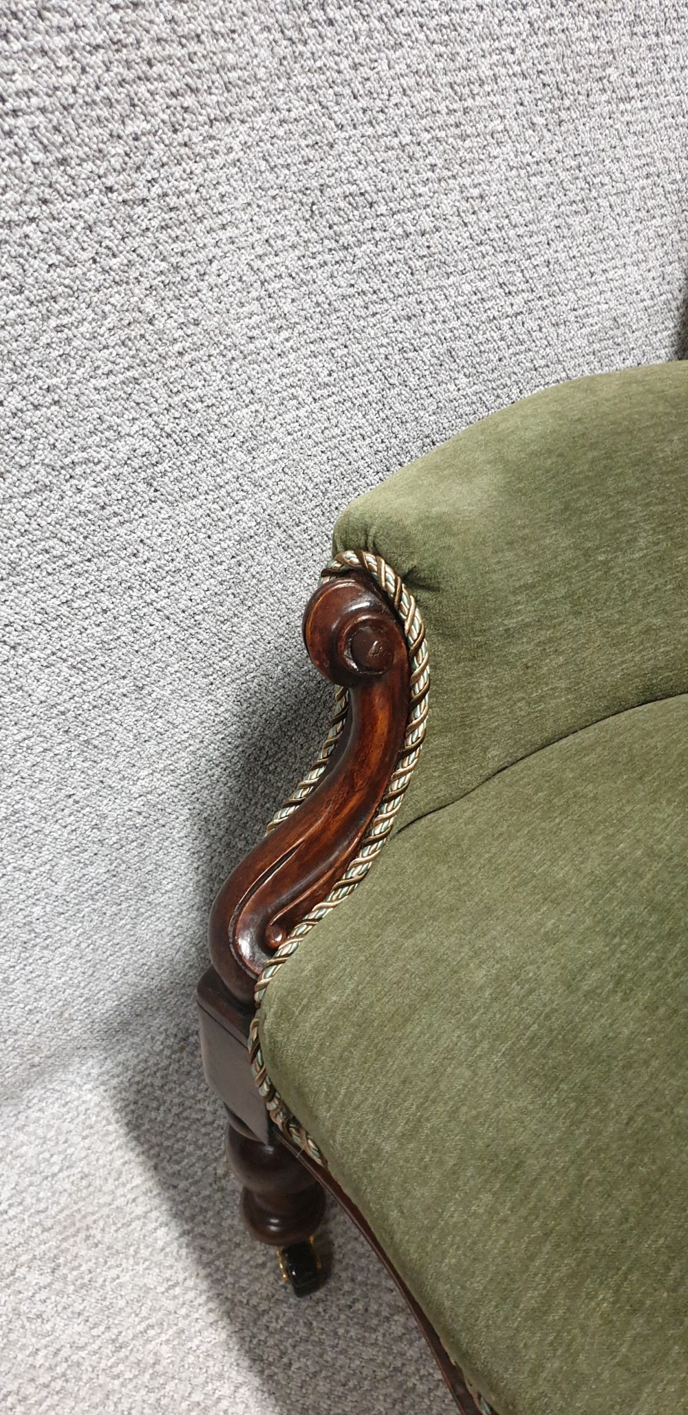 Victorian Mahogany Armchair View V