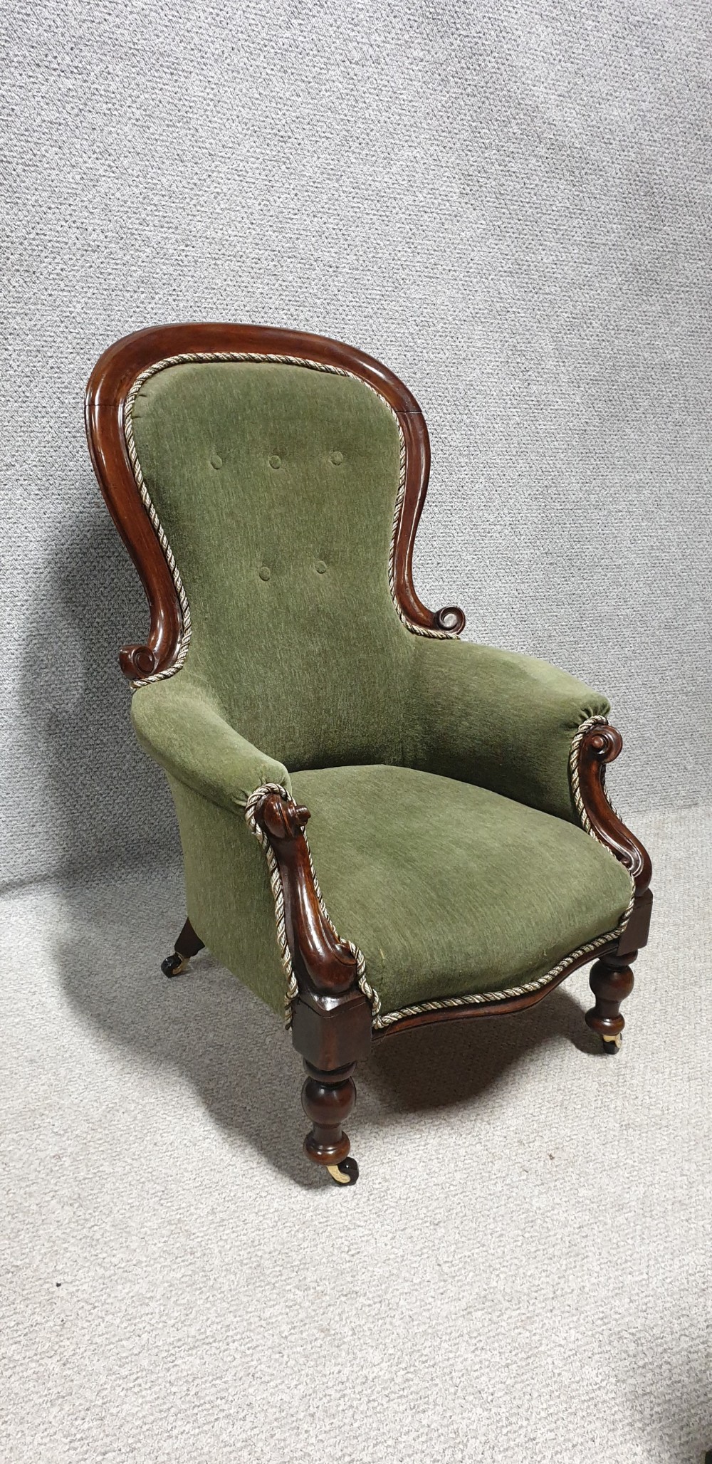 Victorian Mahogany Armchair View VI