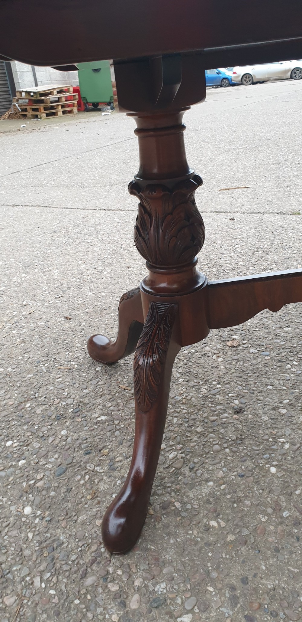Ten Seat Burr Walnut Dining Table View IX