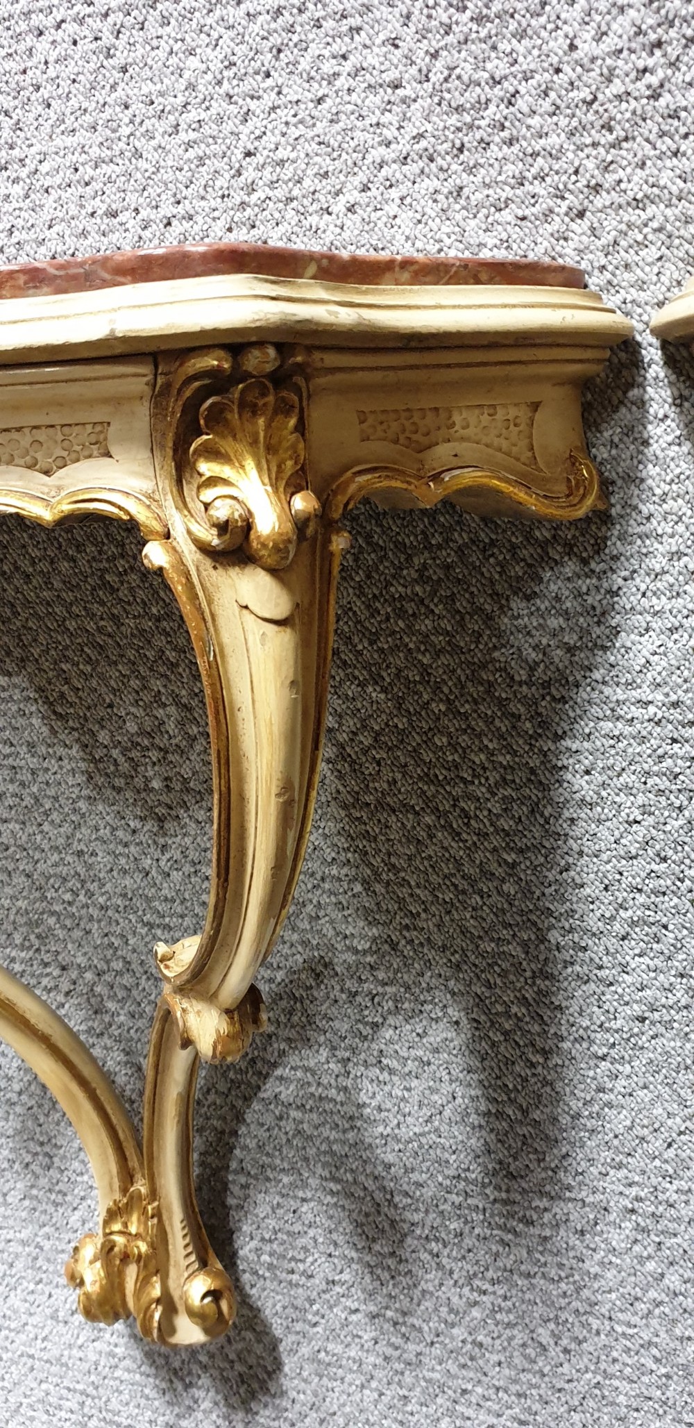 Good Pair French Parcel Gilt Console Tables View V
