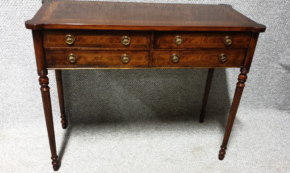 Burr Walnut Side Table  View III