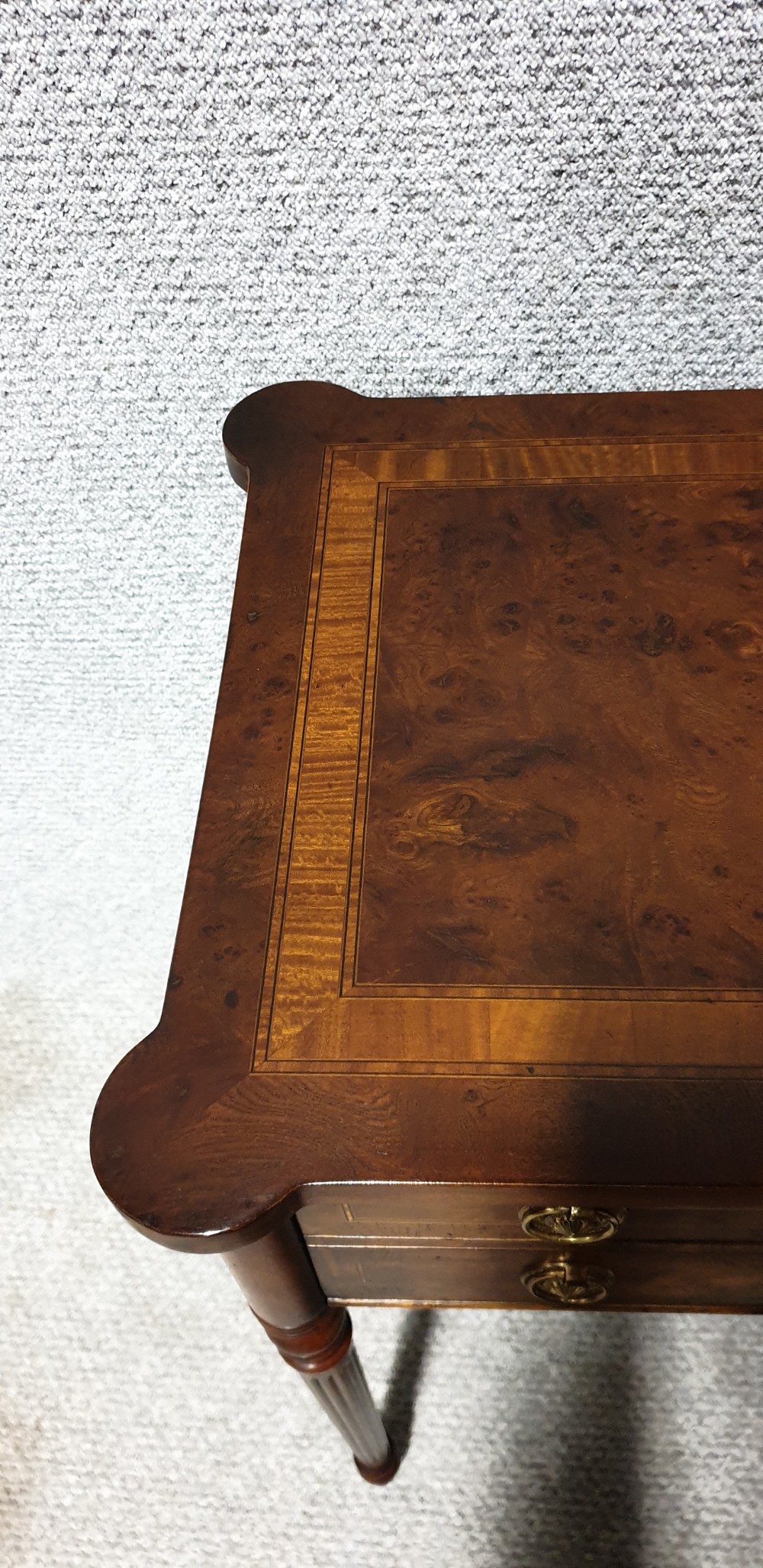 Burr Walnut Side Table  View VIII