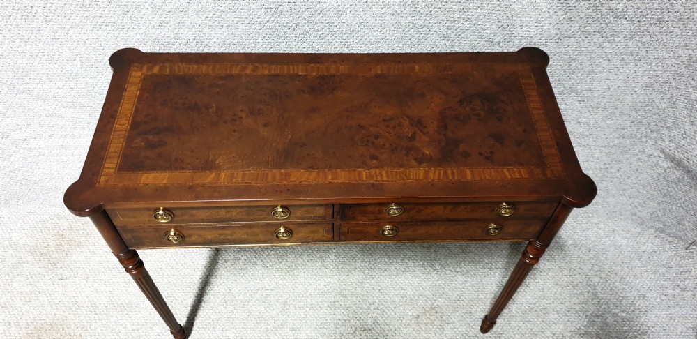 Burr Walnut Side Table  View IX