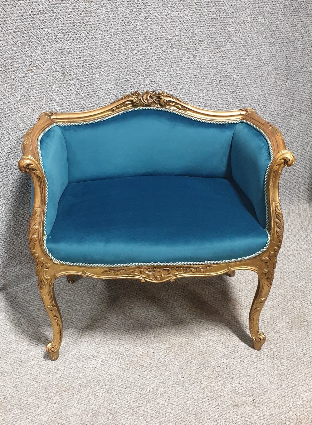French Gilt Window Seat