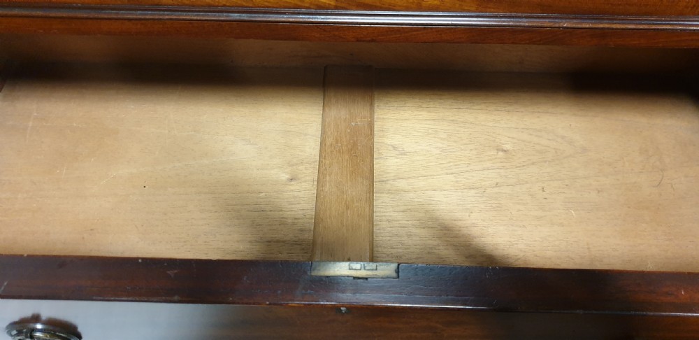 Tall Bank Mahogany Chest of Drawers  View VI