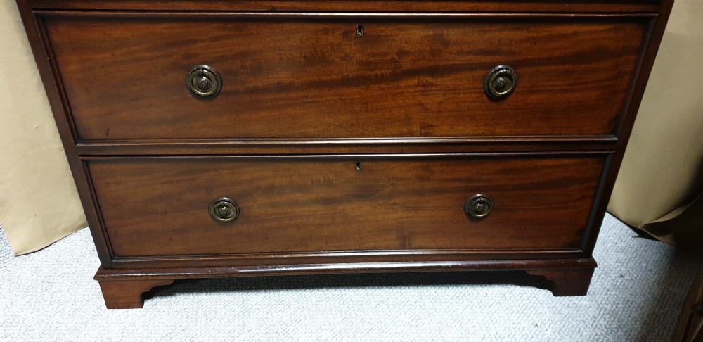 Tall Bank Mahogany Chest of Drawers  View VII