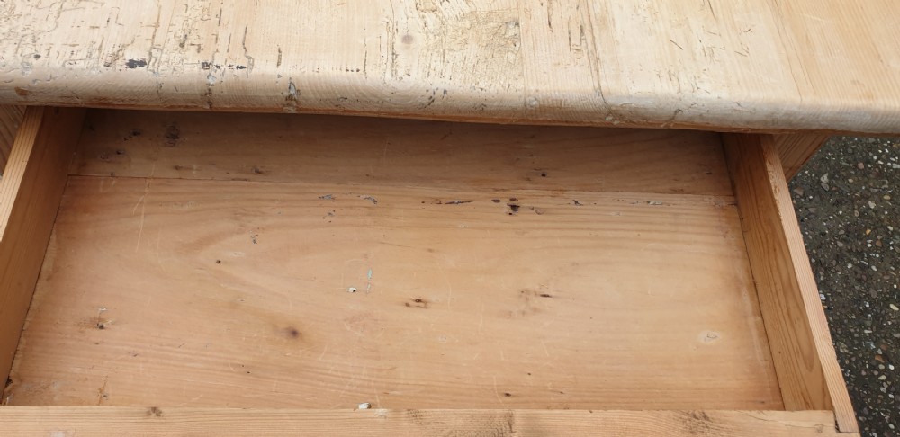 Large Pine Refrectory Kitchen Table  View VII