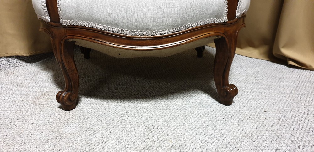 Outstanding Pair of French Fauteuils Armchairs View V