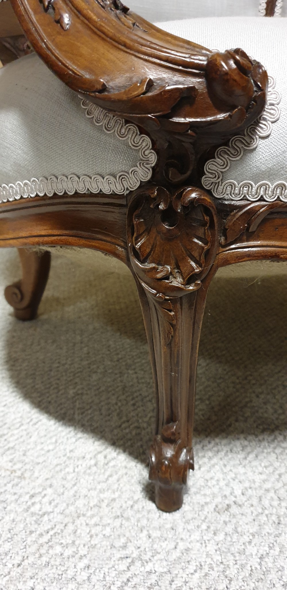 Outstanding Pair of French Fauteuils Armchairs View VII