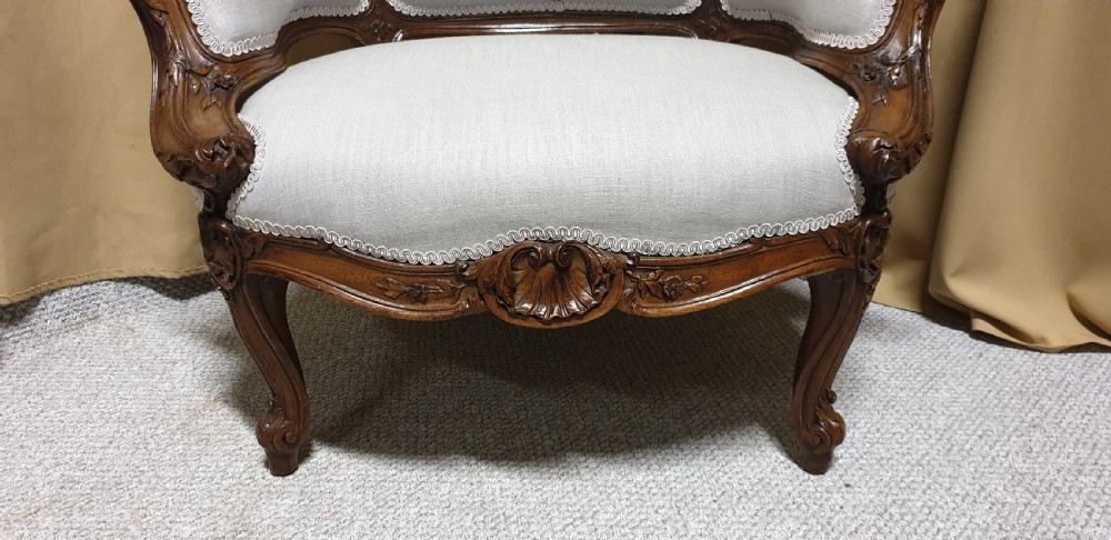 Outstanding Pair of French Fauteuils Armchairs View X