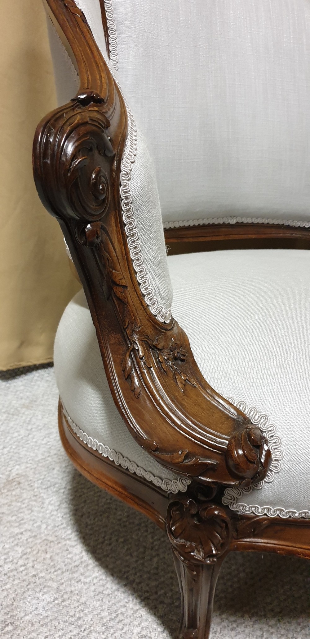 Outstanding Pair of French Fauteuils Armchairs View XI