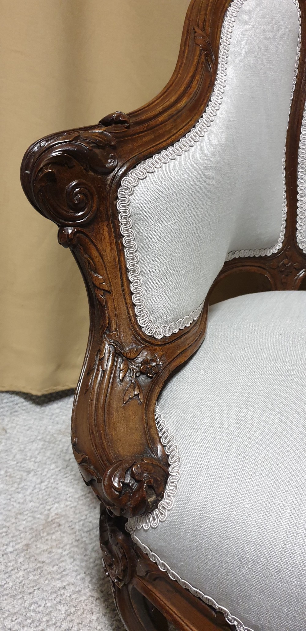 Outstanding Pair of French Fauteuils Armchairs View XIII