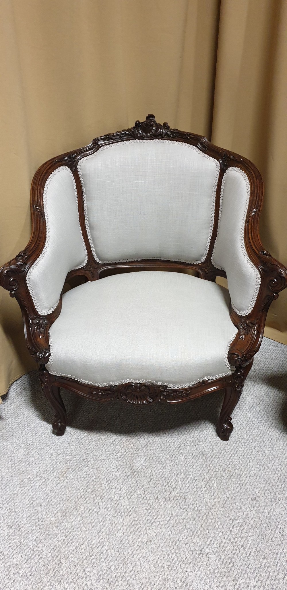 Outstanding Pair of French Fauteuils Armchairs View XV
