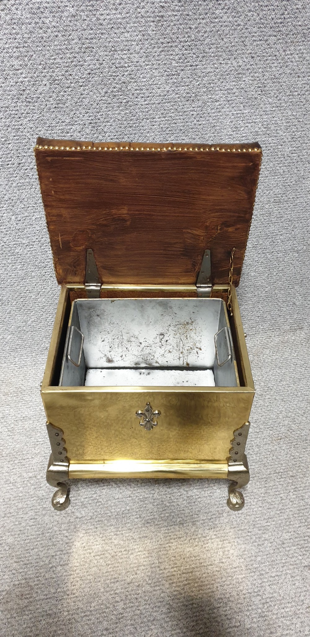 Brass Log Box View IV
