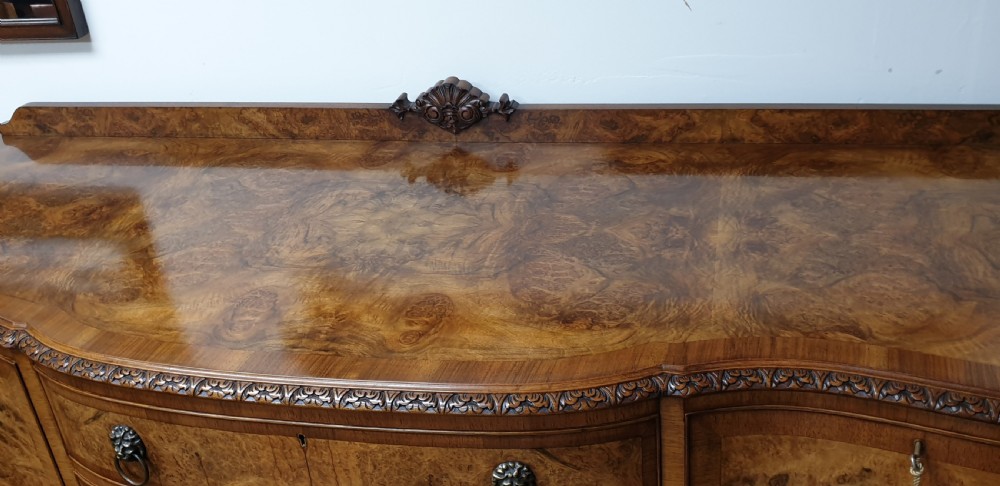 Outstanding Burr Walnut Sideboard View III