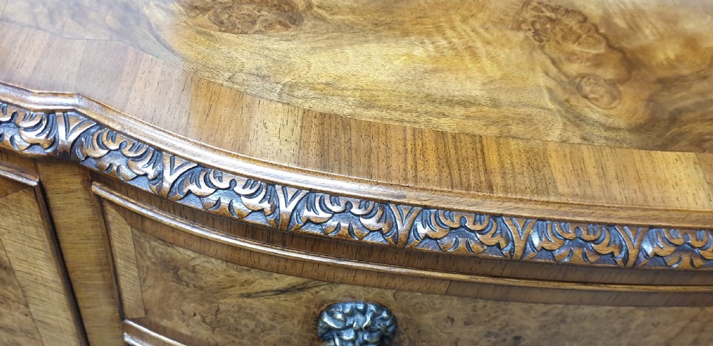 Outstanding Burr Walnut Sideboard View IV