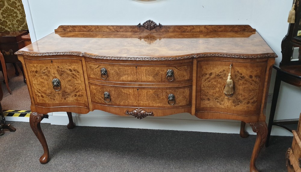 Outstanding Burr Walnut Sideboard View VII