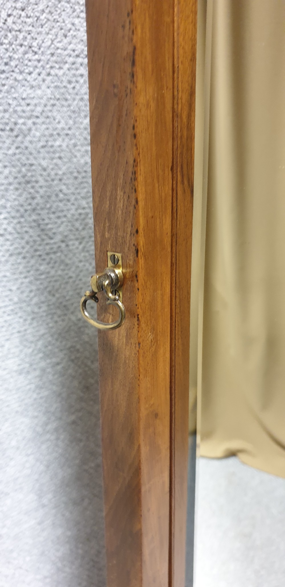Nice Quality Mahogany Cheval Mirror  View IV