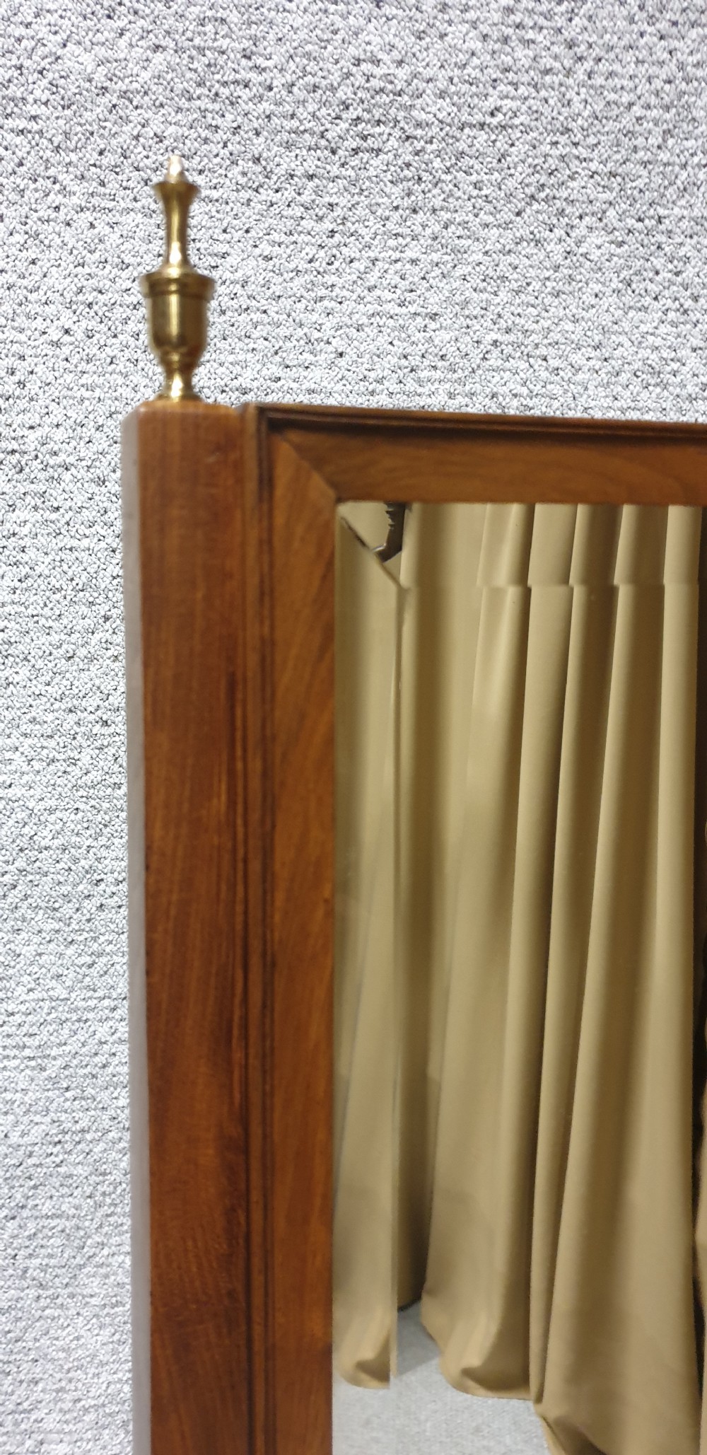 Nice Quality Mahogany Cheval Mirror  View V