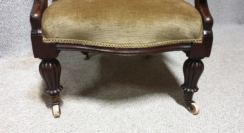 Good Victorian Mahogany Gentlemans Armchair  View VI