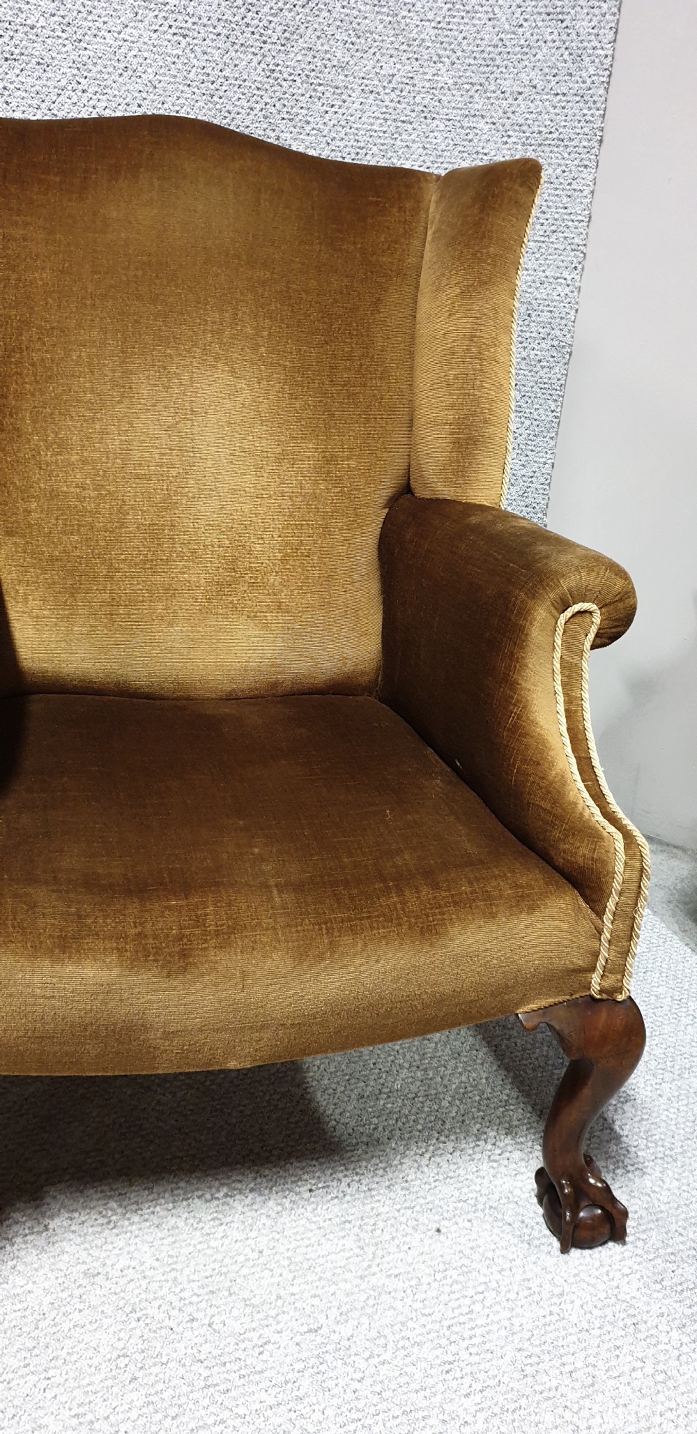 Georgian Mahogany winged Armchair  View II