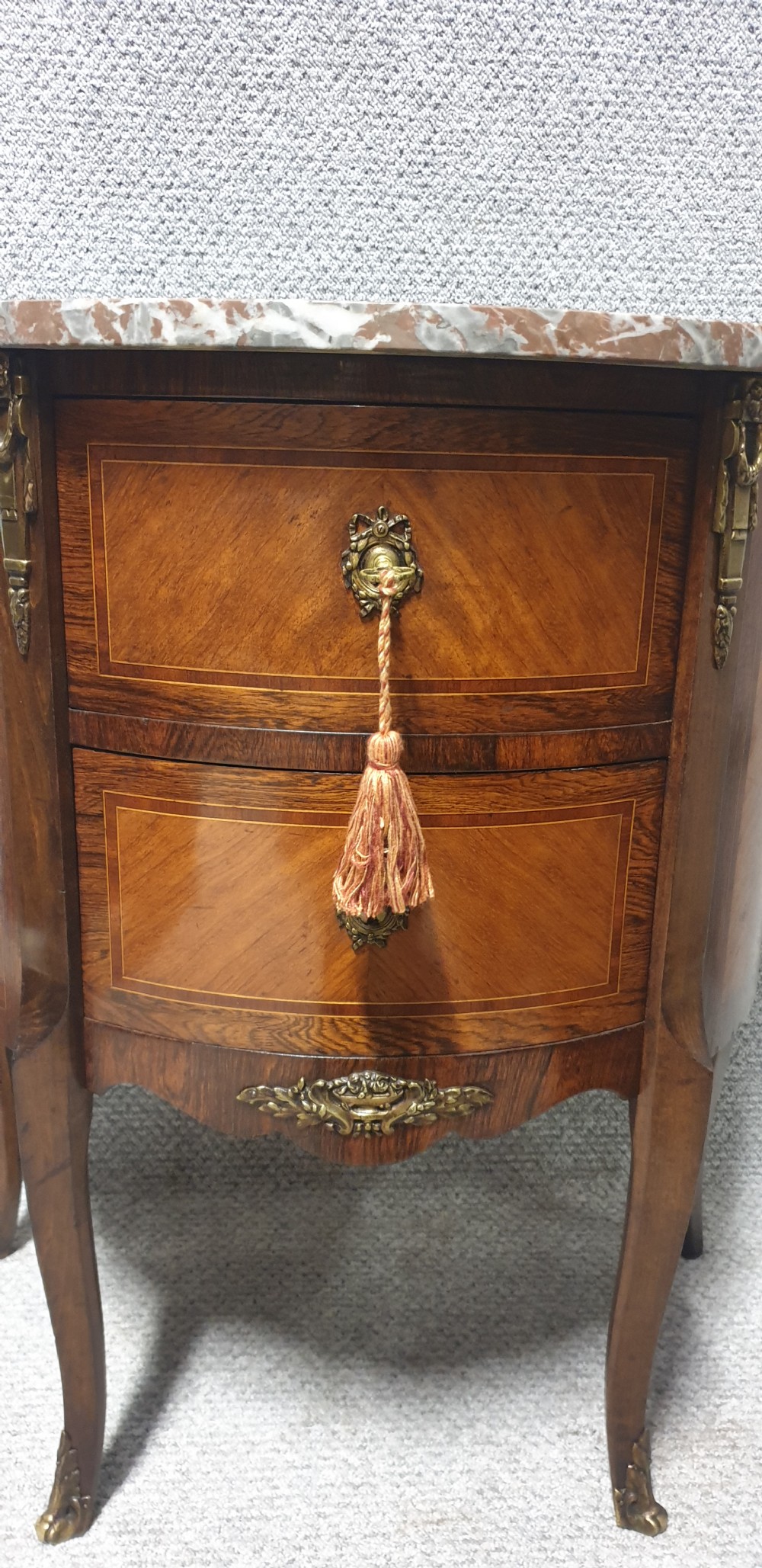 French Marble Demi Loon Chest View III