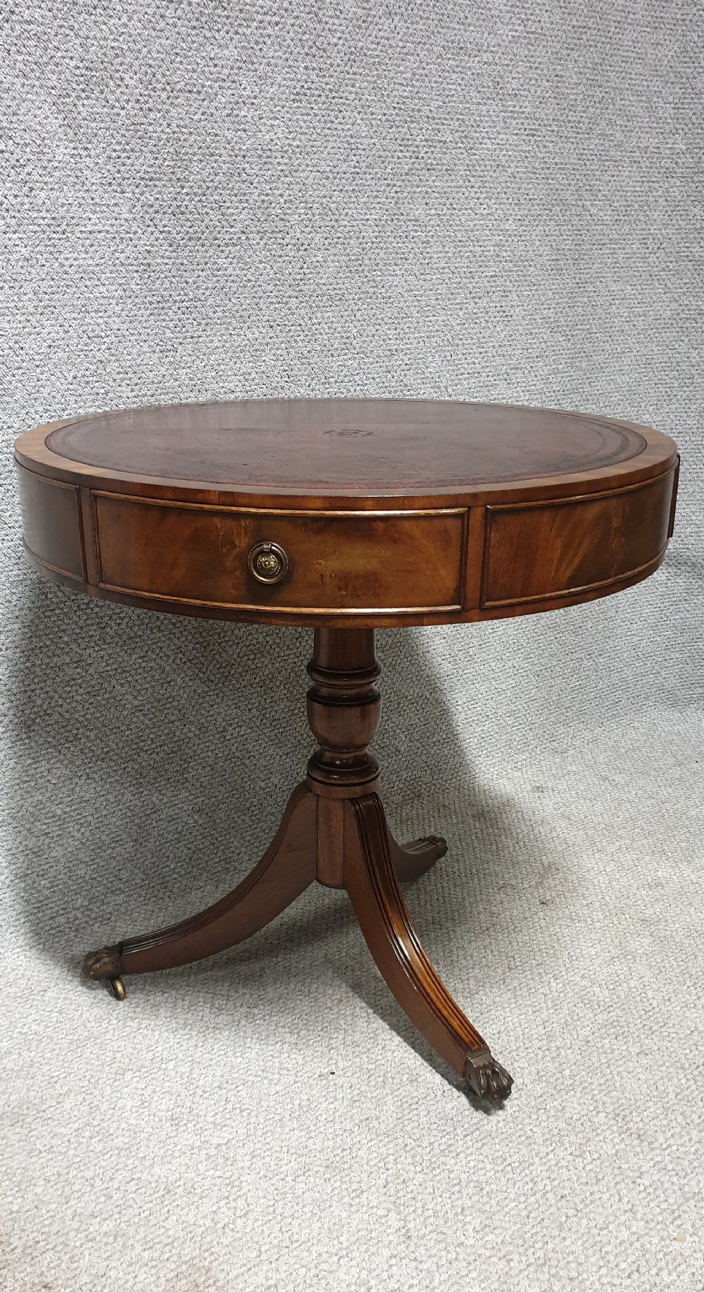 Mahogany Drum Table 