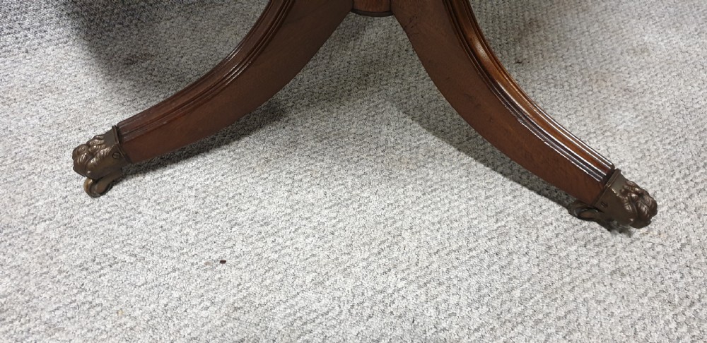 Mahogany Drum Table  View VI