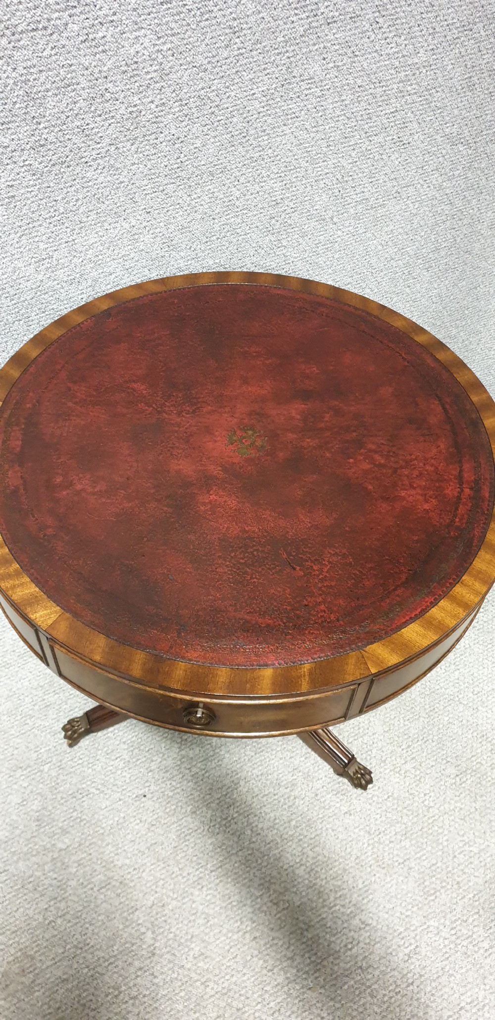 Mahogany Drum Table  View VII