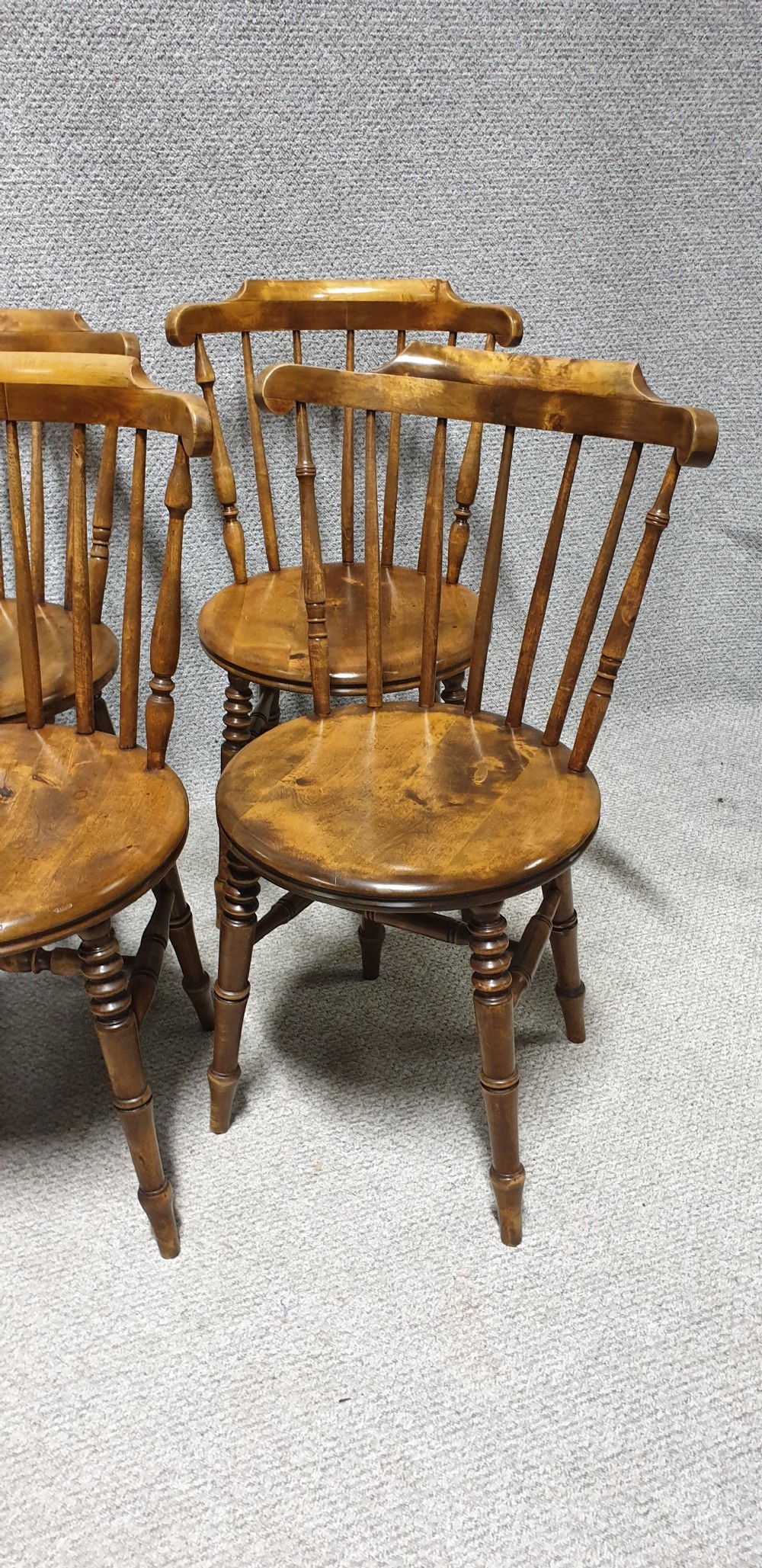 Good Set Six Kitchen Dining Chairs (Ibex) View V