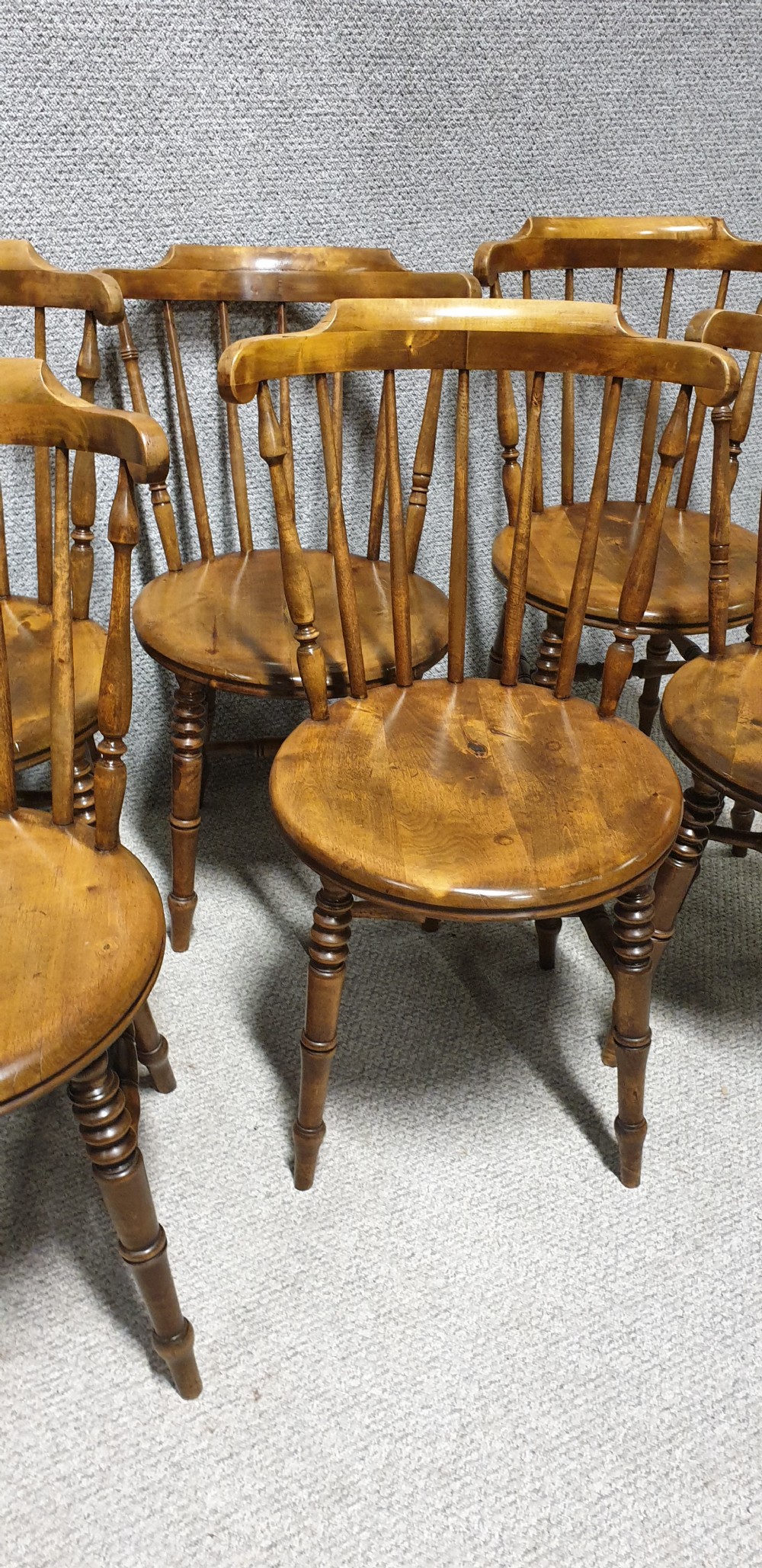 Good Set Six Kitchen Dining Chairs (Ibex) View VI
