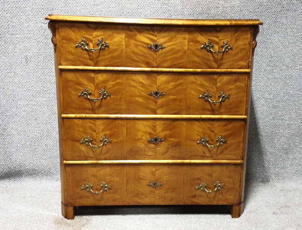 Biedermeier Satin Birch Chest of Drawers View III