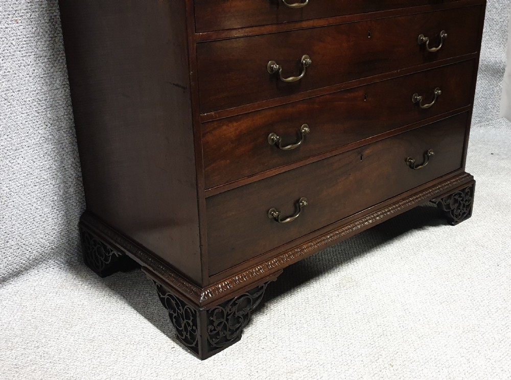Outstanding Georgian Mahogany Chest On Chest of Drawers C.1790 View II