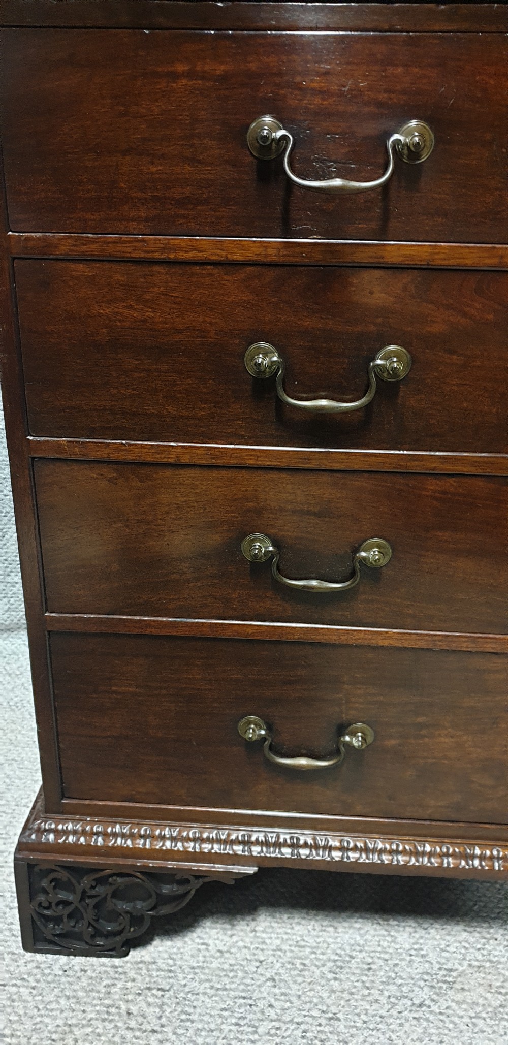 Outstanding Georgian Mahogany Chest On Chest of Drawers C.1790 View XVI