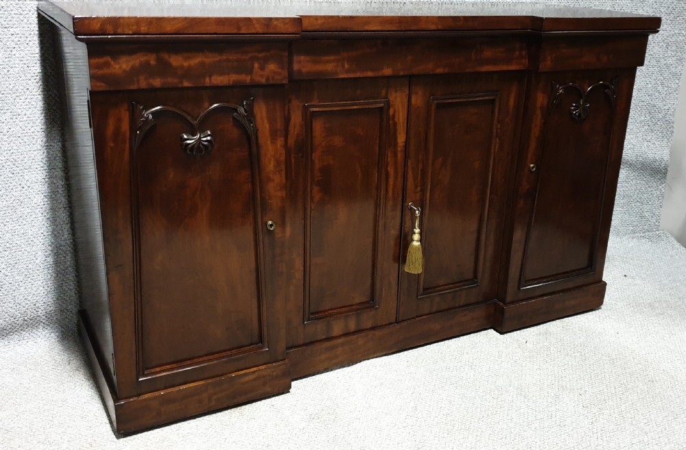Fabulous Regency Mahogany Sideboard  View V