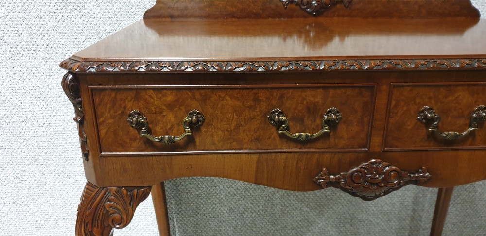 Burr Walnut Sidetable  View II