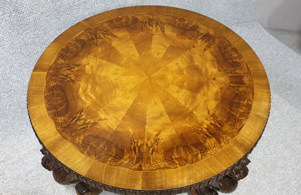 Superb Burr Walnut Coffee Table View II