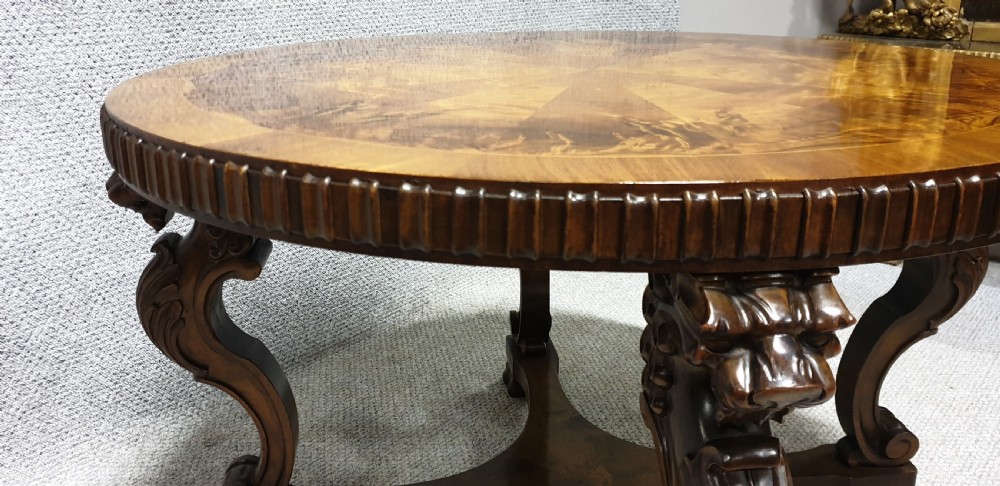 Superb Burr Walnut Coffee Table View V