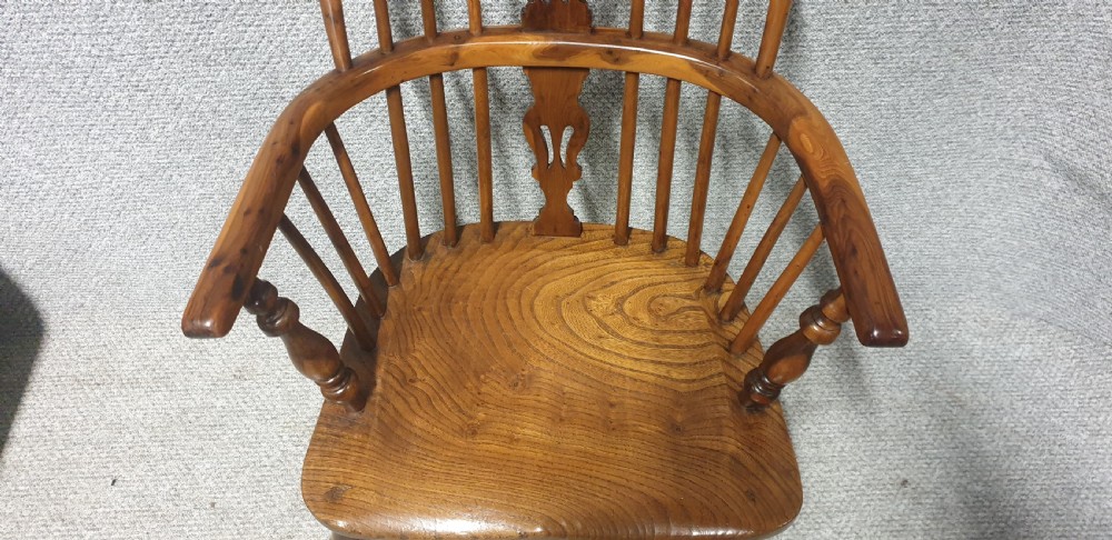 Superb Yew Windsor Chair  View II