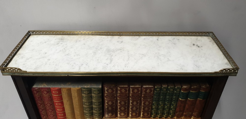 French Mahogany Open Bookcase View VI