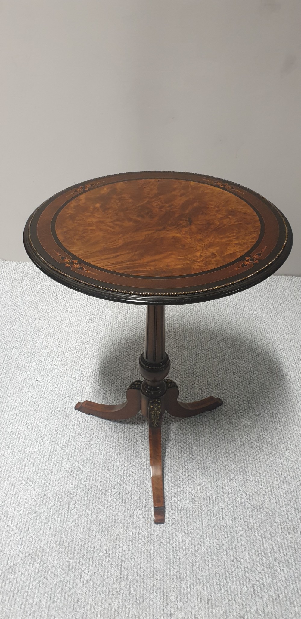 Superb Amboyna Pedesta Table View II