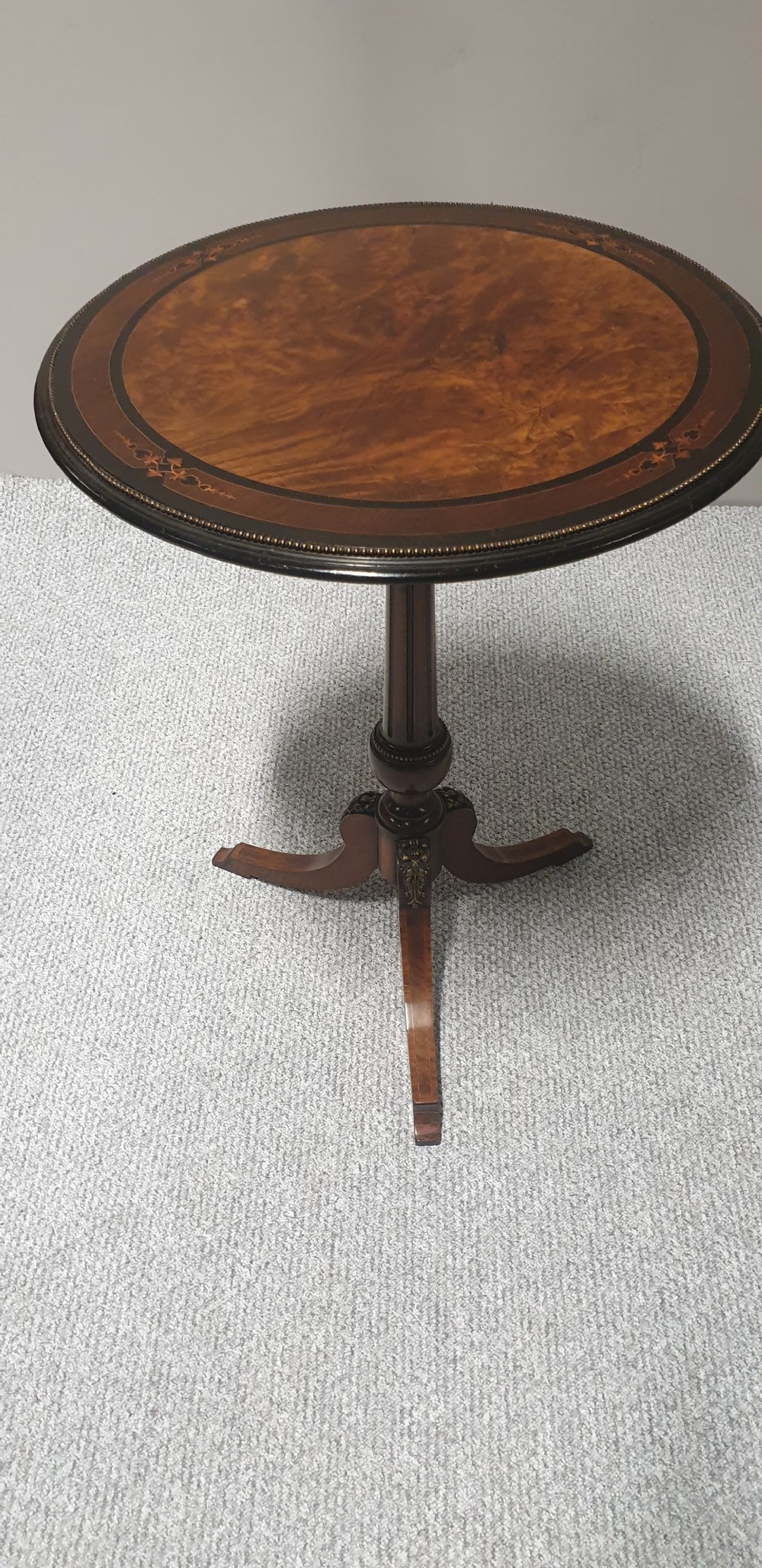 Superb Amboyna Pedesta Table View III