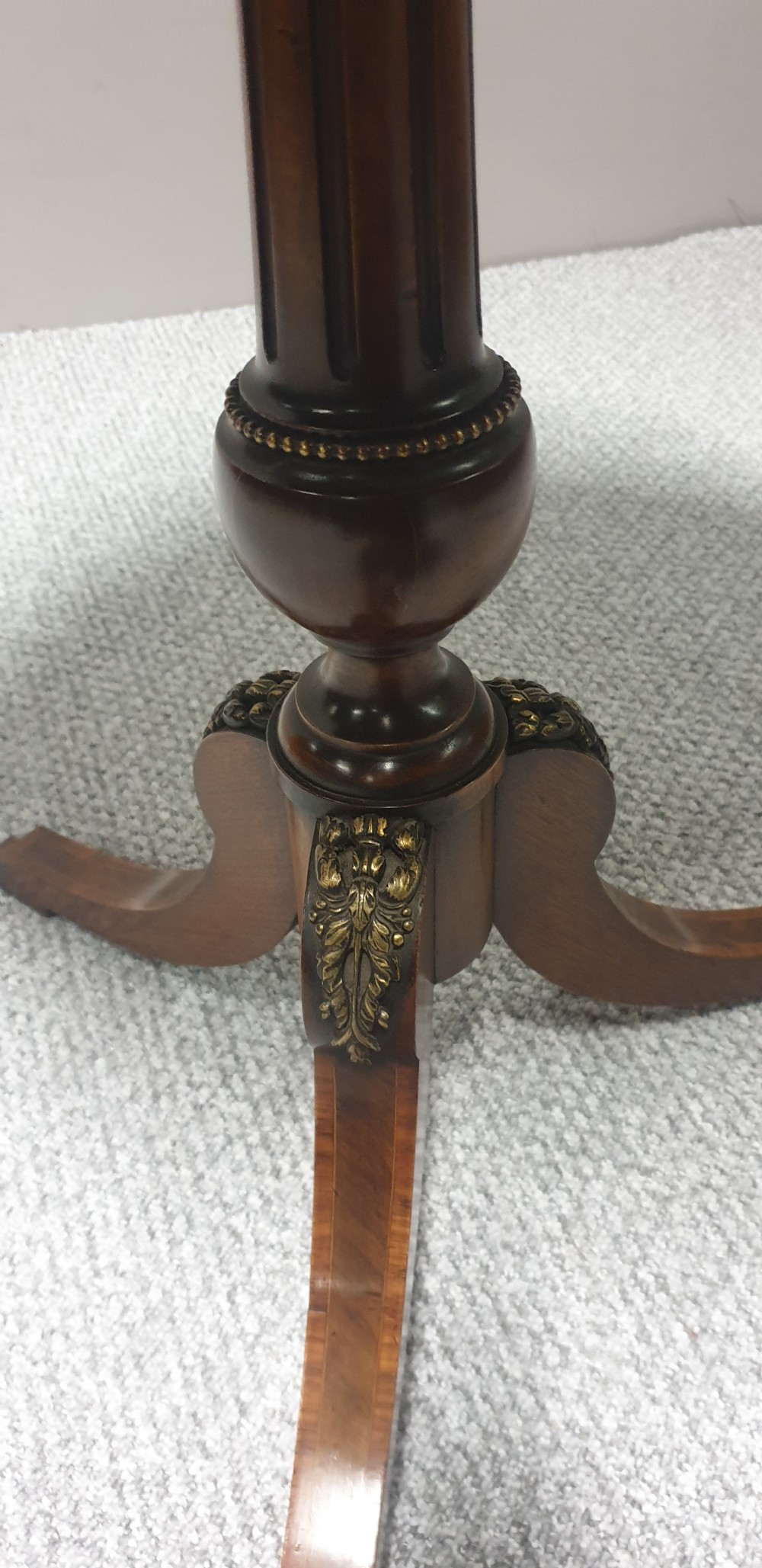 Superb Amboyna Pedesta Table View VI