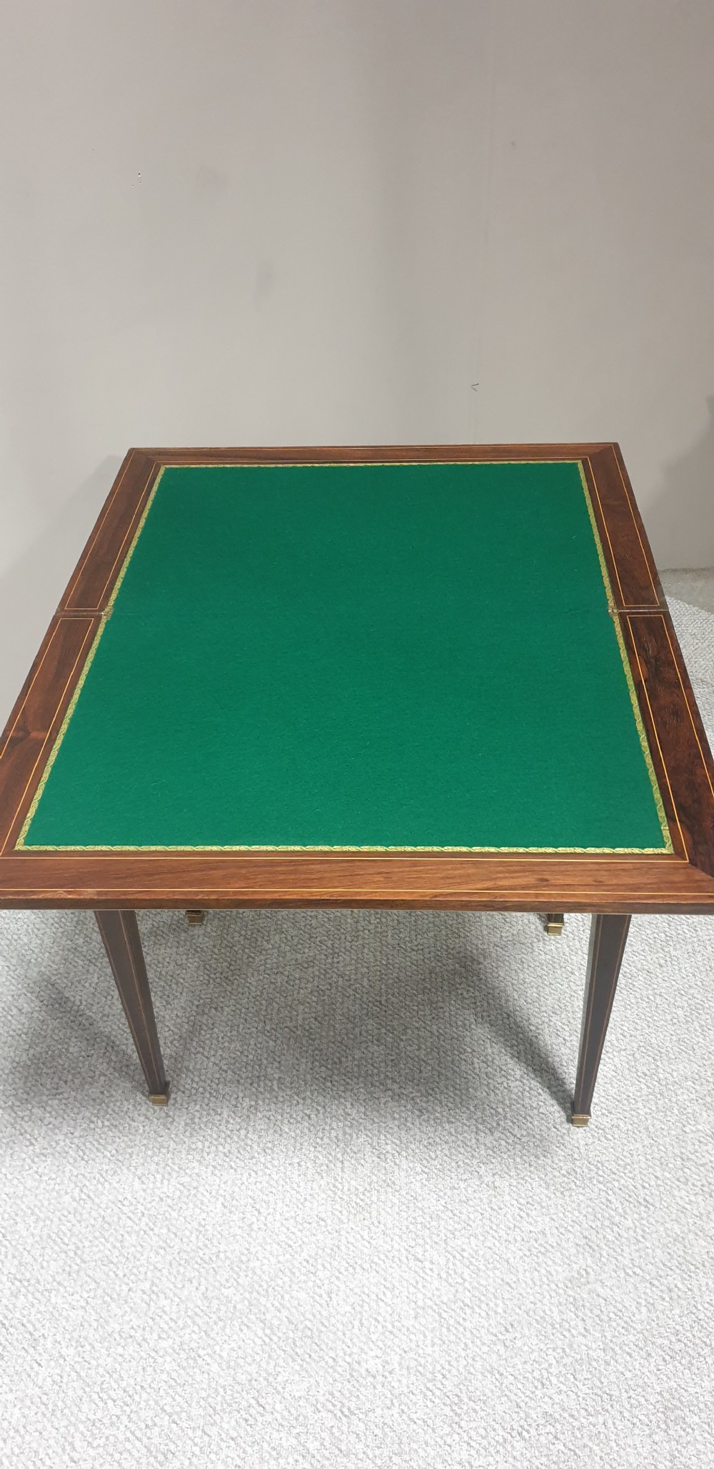 French Marquetry Games Writing Table View VI
