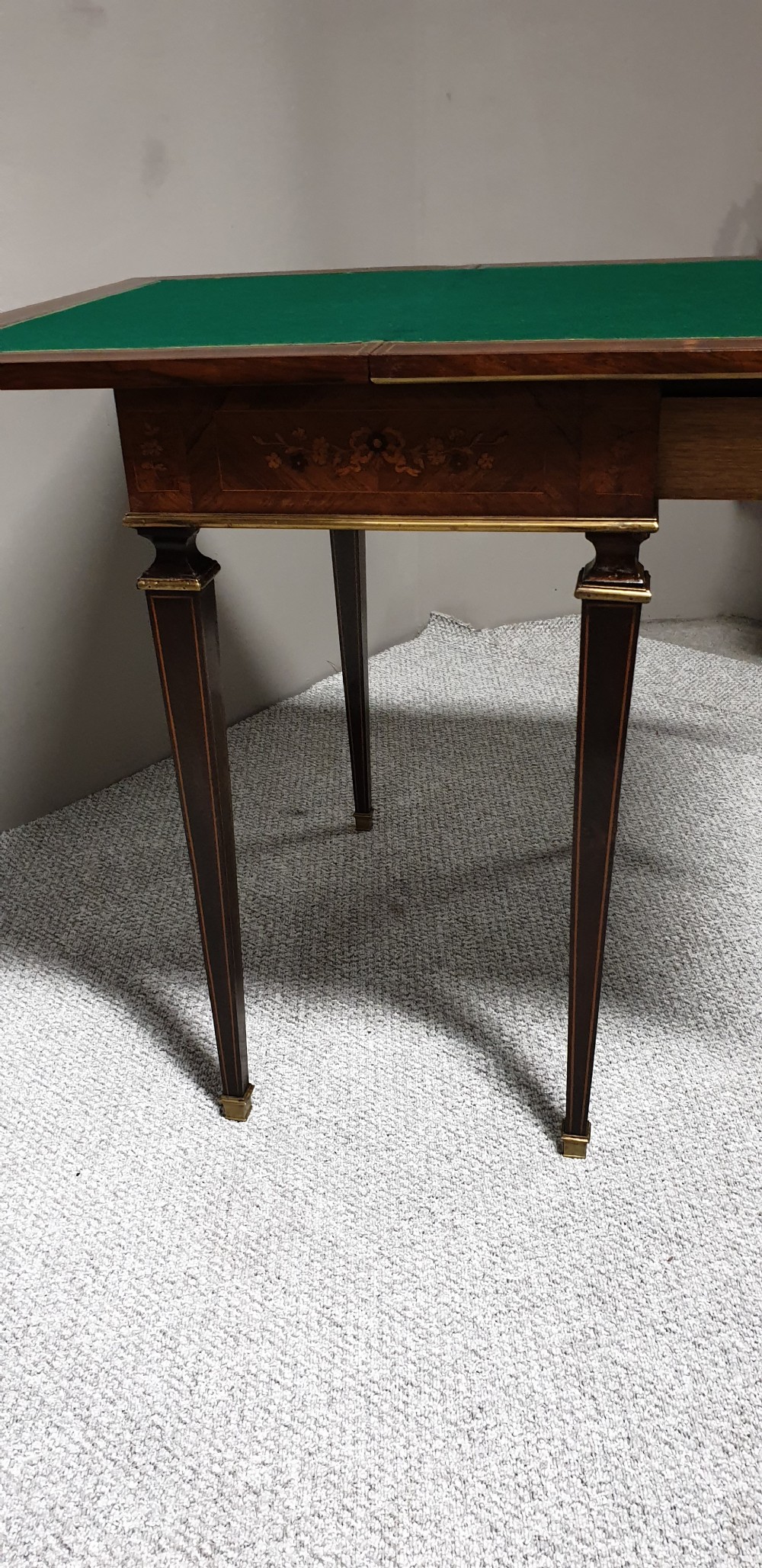 French Marquetry Games Writing Table View XIV
