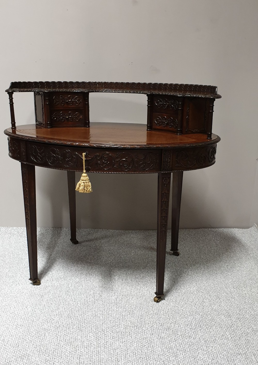 Irish Mahogany Desk 'Robert Strahan'