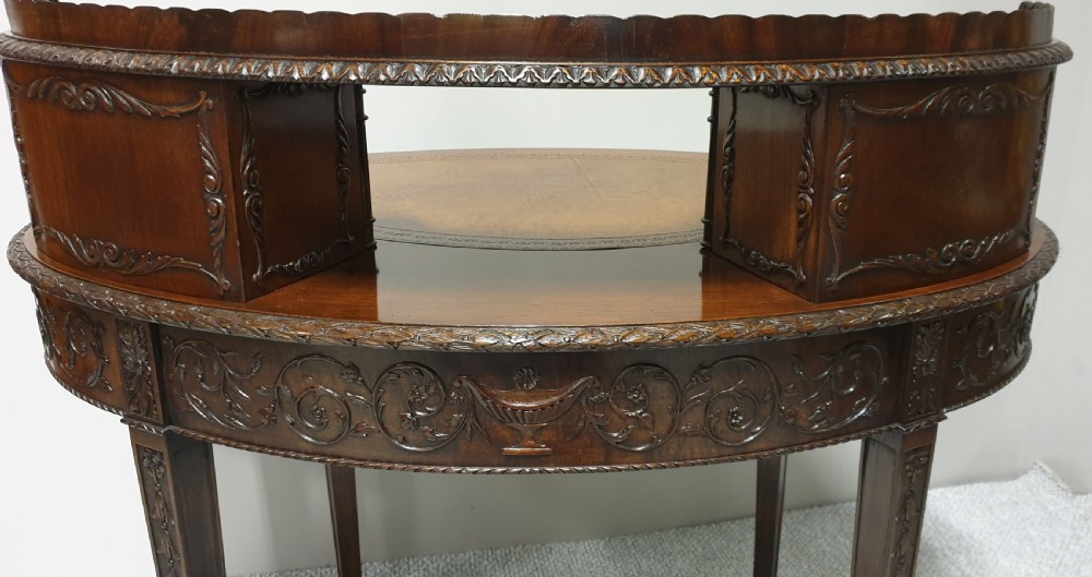 Irish Mahogany Desk 'Robert Strahan' View VIII