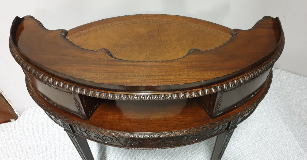 Irish Mahogany Desk 'Robert Strahan' View X